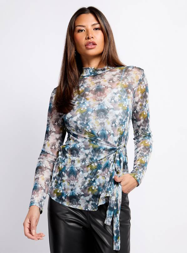 Patterned mesh top on sale